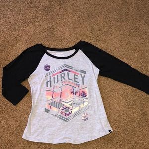 Hurley 3/4 sleeve